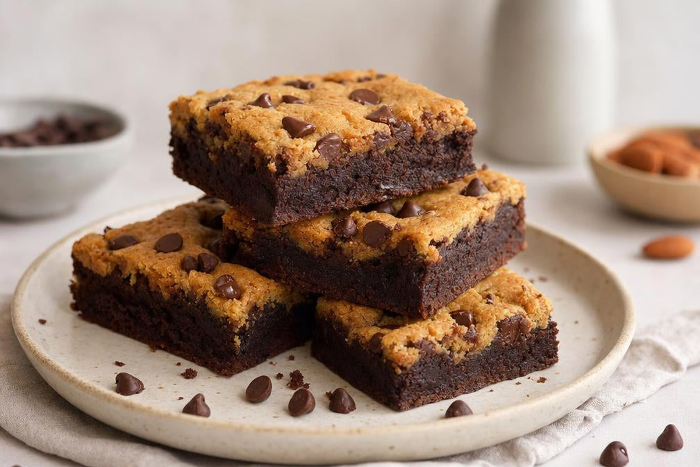 🍪 Cookie brownies bez výčitek