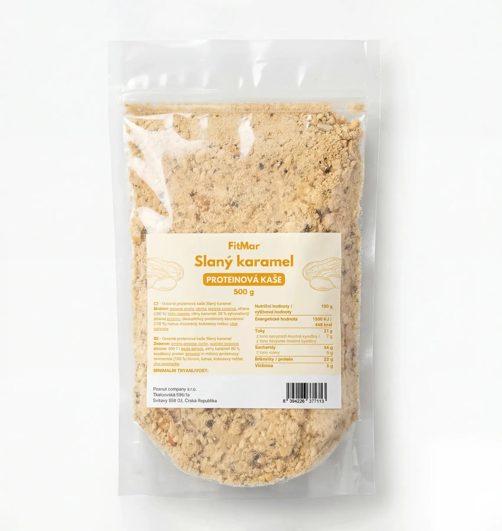 Minutová proteinová ovesná kaše Slaný karamel 500 g