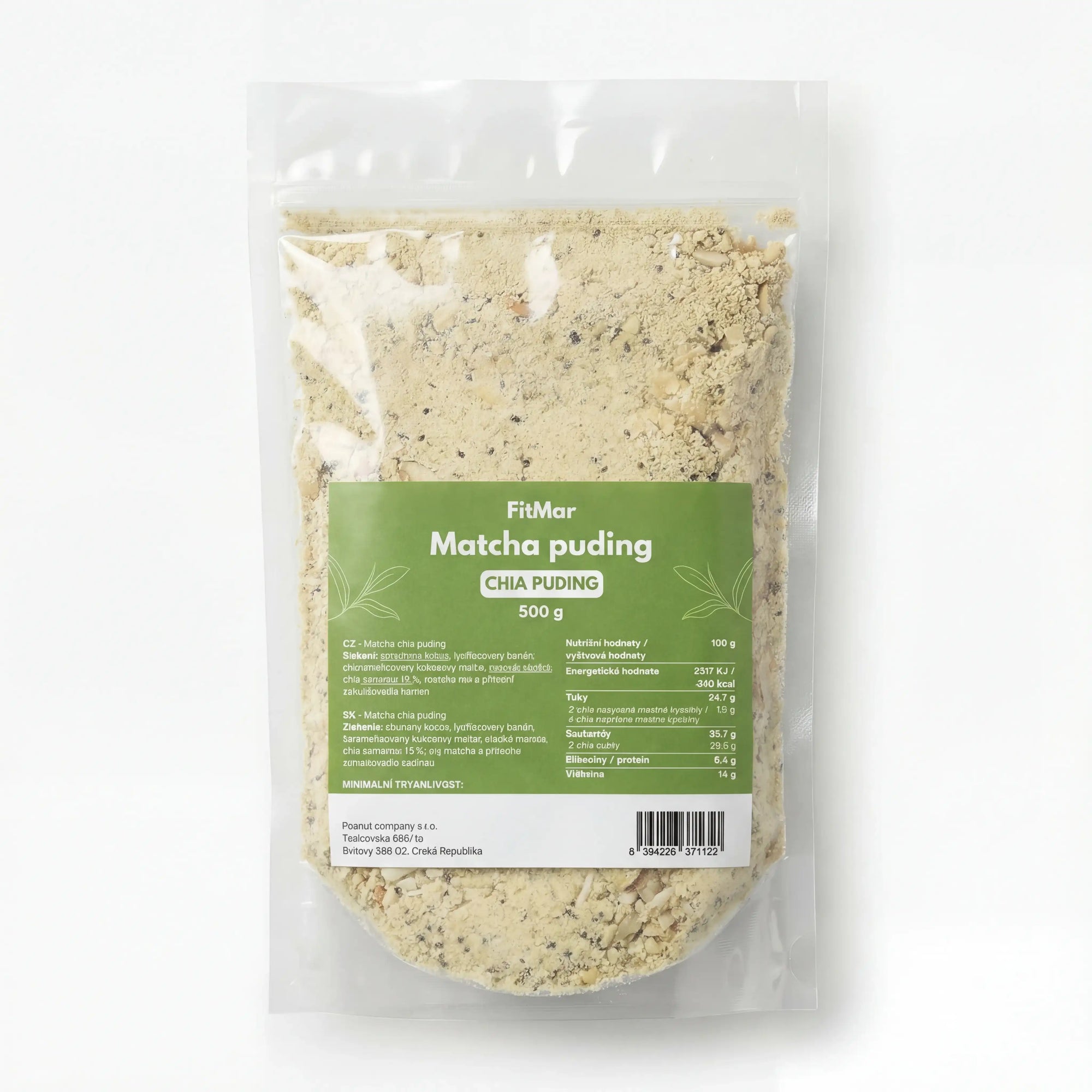 Minutový matcha chia puding 500 g