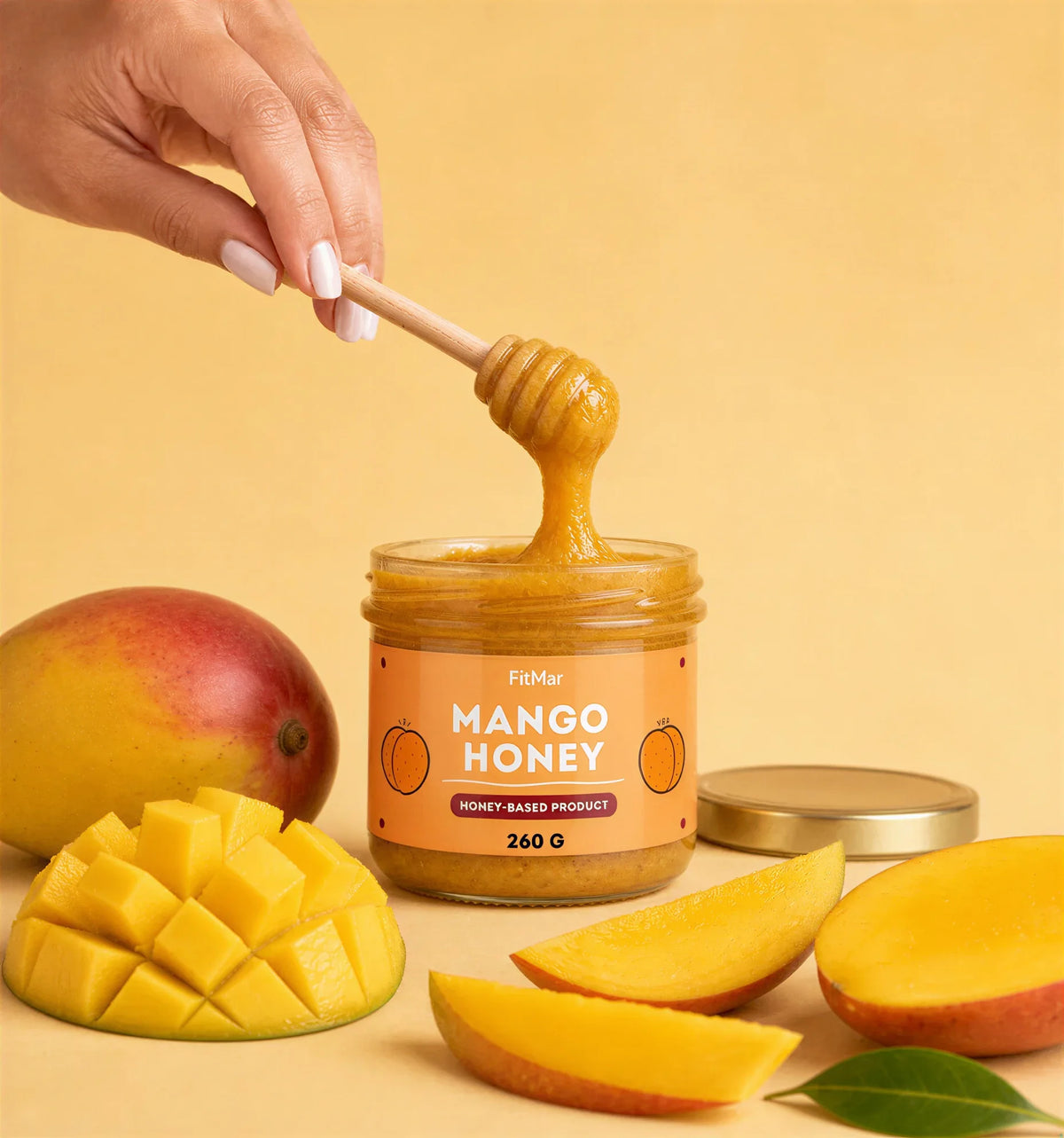 Mango v medu | Pastovaný med s Lyo ovocem